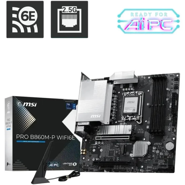 MSI PRO B860M-P WIFI6E LGA 1851 Motherboard