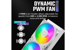 Cooler Master MasterLiquid 360 Atmos CPU Liquid Cooler - White