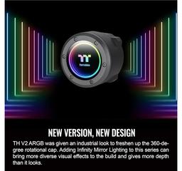 Thermaltake TH360 V2 ARGB Sync CPU Liquid Cooler (Black)