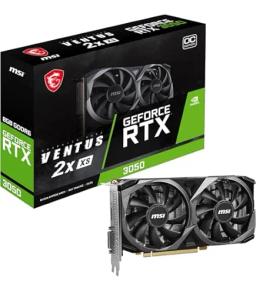 MSI Ventus 2X XS RTX 3050 8GB GDDR6 OC Graphics Card